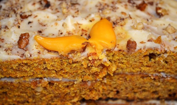 Южный морковный торт