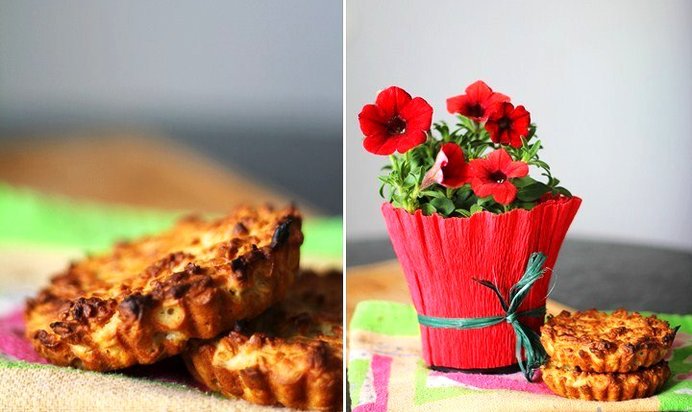 Маффины с яблоком и овсяными хлопьями