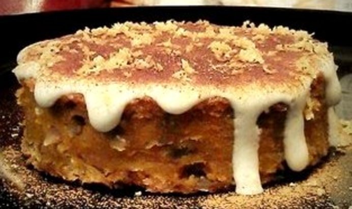 Морковно-медовый кекс с семенами подсолнечника