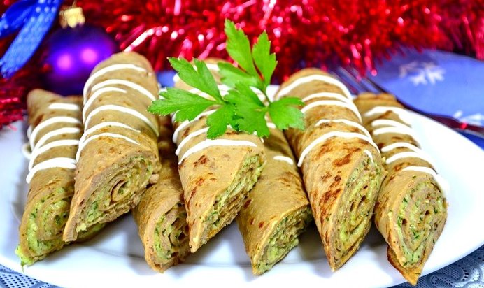 Блинчики из печени говяжьей