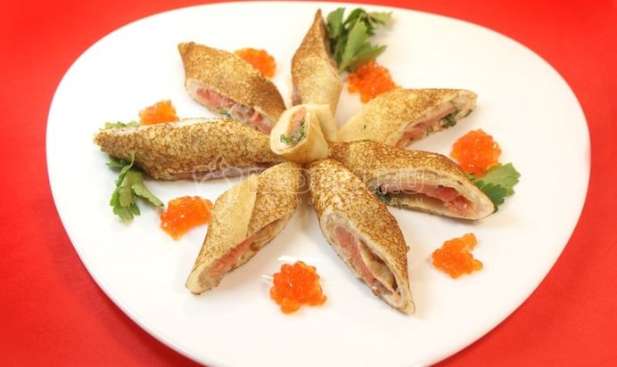 Оладьи из печени с хлебом