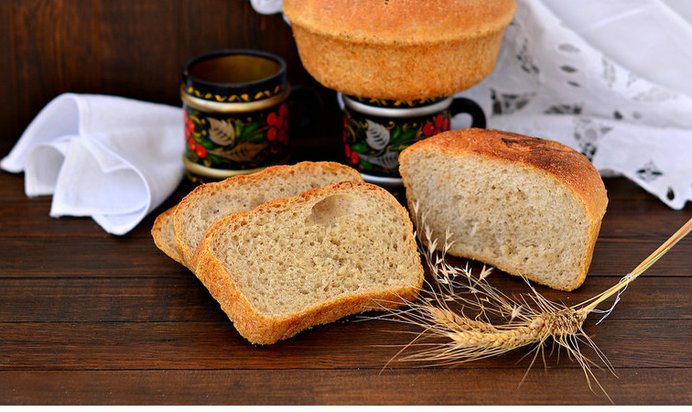 Хлеб на биге с четырьмя крупами