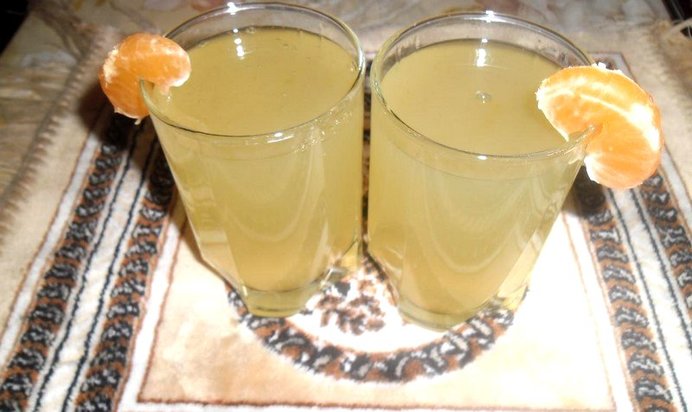 Питьевой кисель с соком