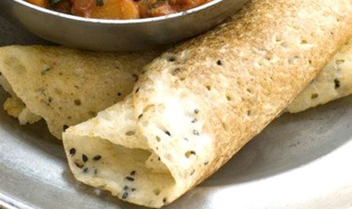 Блины из трех видов муки с тапиокой