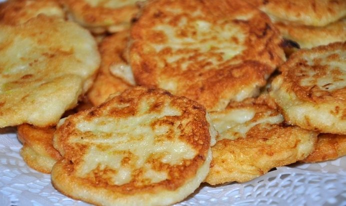 Блинчики из кабачков с кефиром