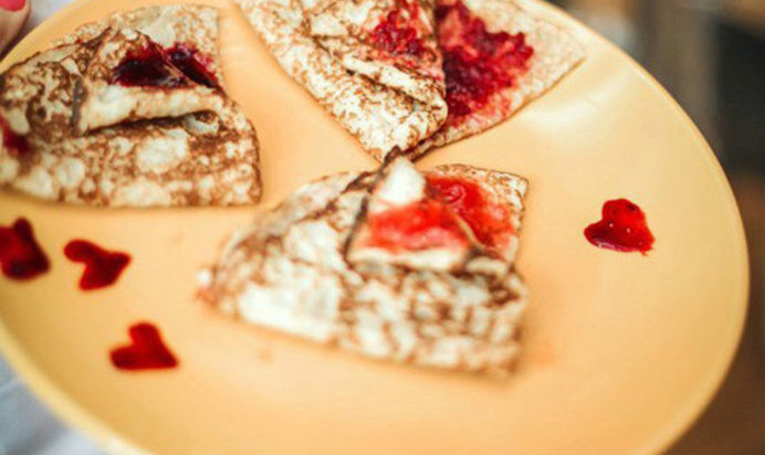 Блинчики с кипятком