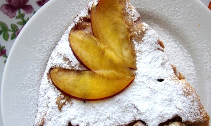 Персиковая запеканка