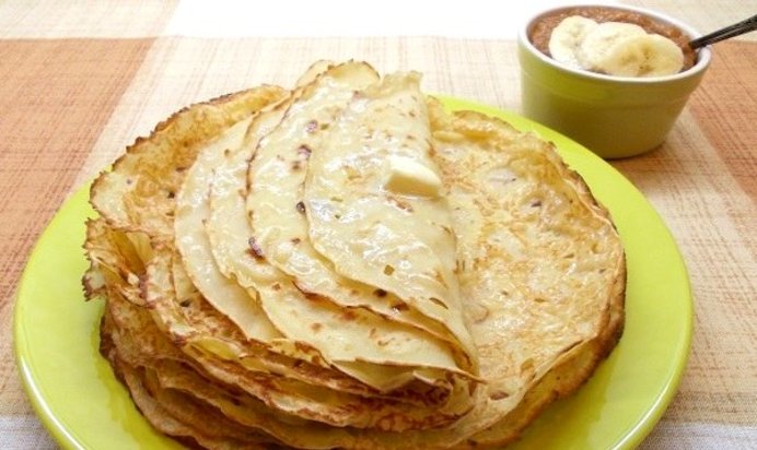 Блины на кокосовом молоке