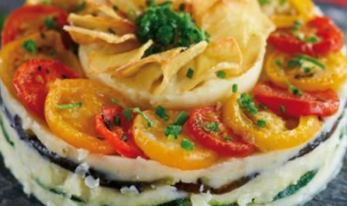 Овощной торт Парментье