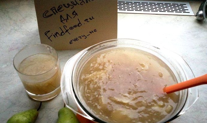 Грушевый кисель