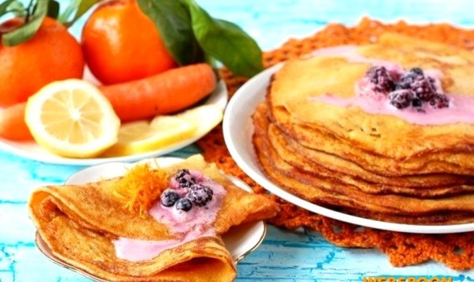 Морковные блины