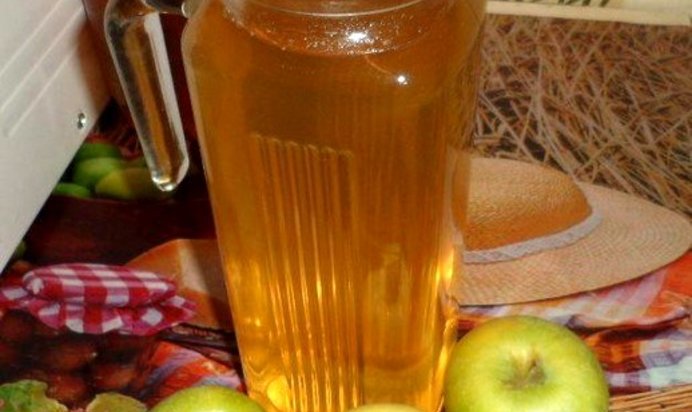 Ванильный компот из сухофруктов