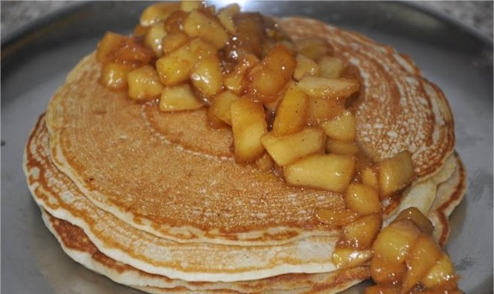 Блинчики с яблоками