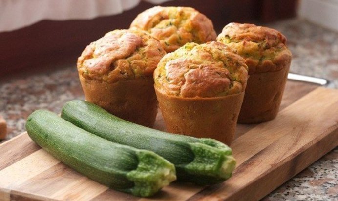 Маффины с лаймом и цукини