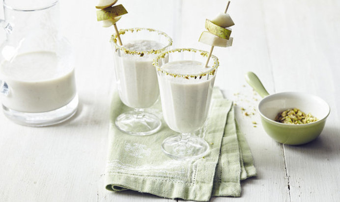 Молочно-фисташковый коктейль