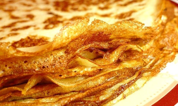 Блины на соде