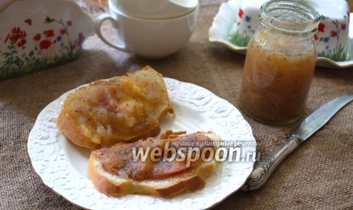 Грушевое варенье с маком в хлебопечке