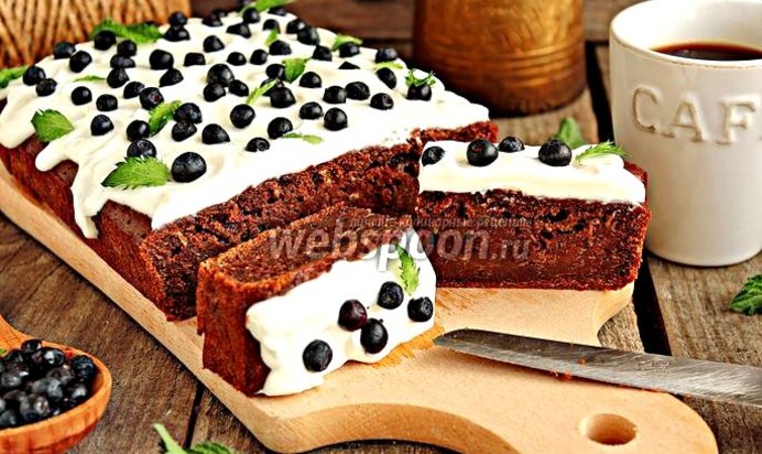 Кекс шоколадный с кабачком