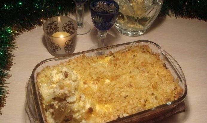 Запеканка из цветной капусты