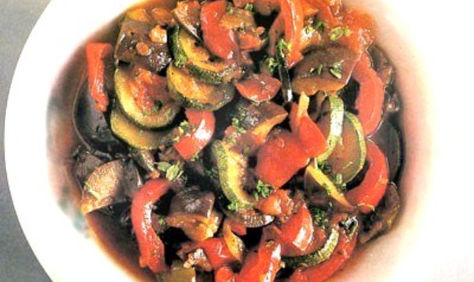 Рататуй с чесноком