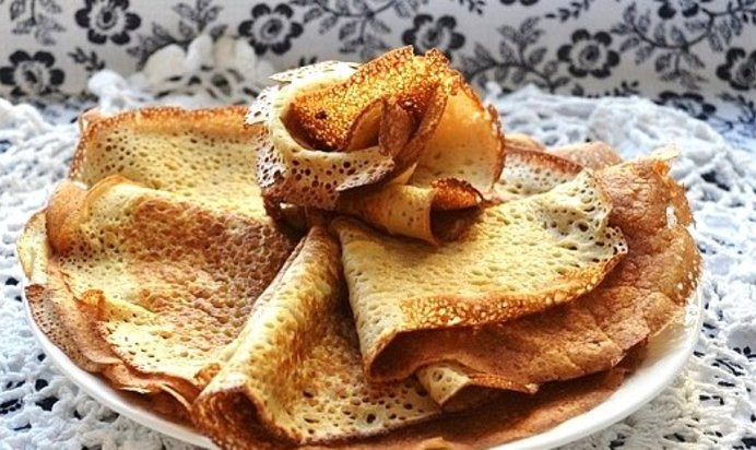 Блинчики на ряженке