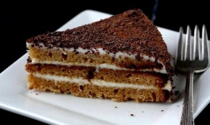 Торт на сметане