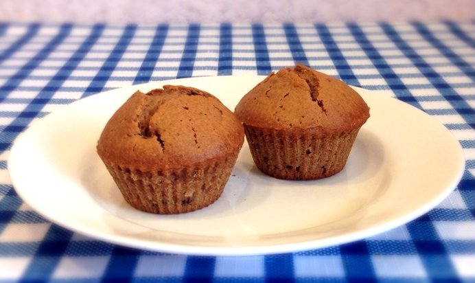 Маффины шоколадные с изюмом