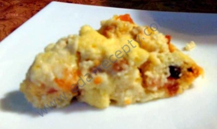 Вкусная творожная запеканка в микроволновке