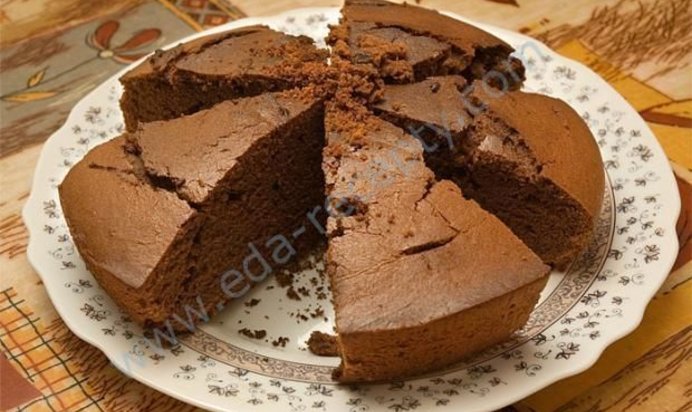 Торт из каштанов и шоколада