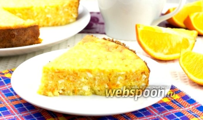 Творожная запеканка с тыквой