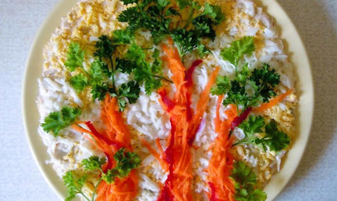 Cалат цвета лета