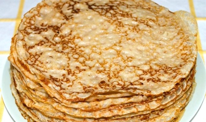 Блины из цельнозерновой муки