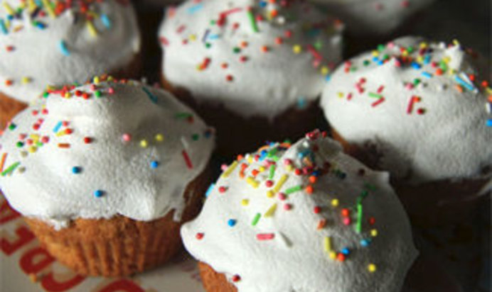 Кексики радужные