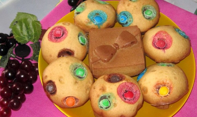 Кексы с Ммдемс