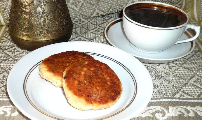 Сырники с овсяными хлопьями