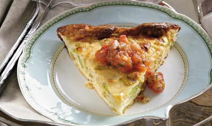 Запеканка с кабачками