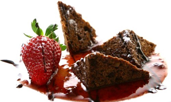 Кексы «Шок-манже» с клубничным вареньем