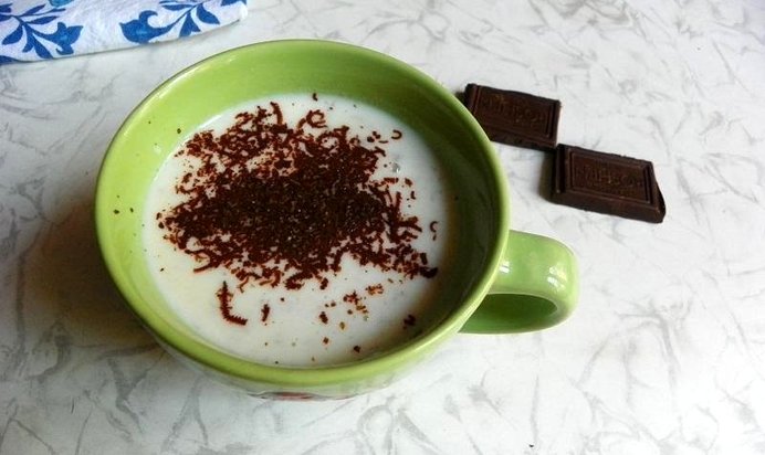 Молочно - банановый кисель