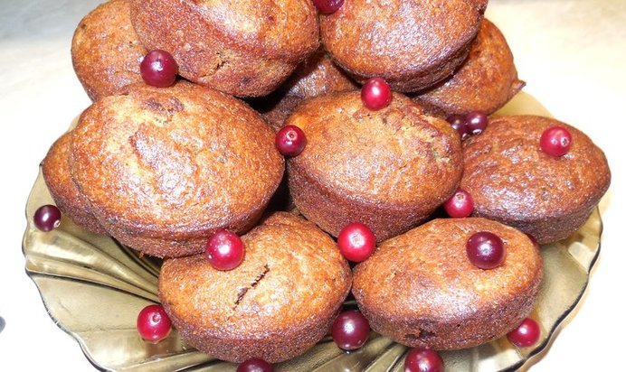 Кексы с финиками и курагой