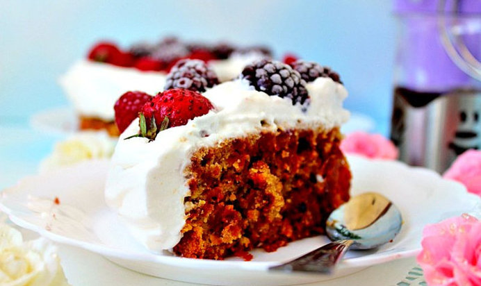 Свекольный кекс с имбирем