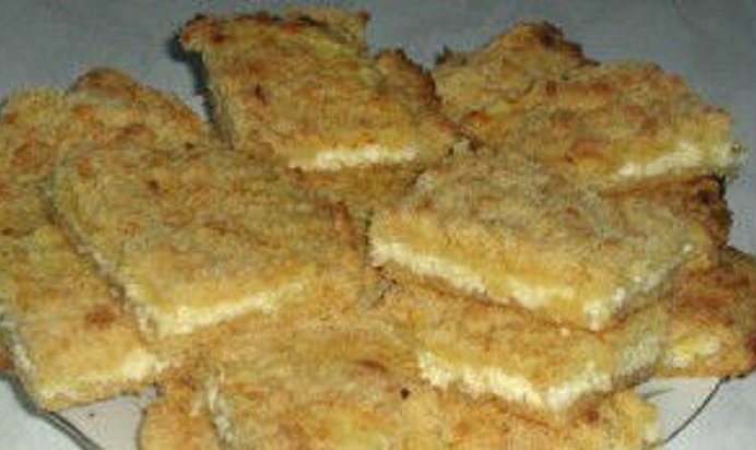 Творожный торт с крошкой