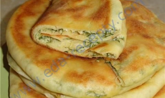 Домашние хачапури с сыром на кефире