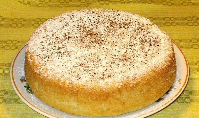 Запеканка с яблоками в мультиварке