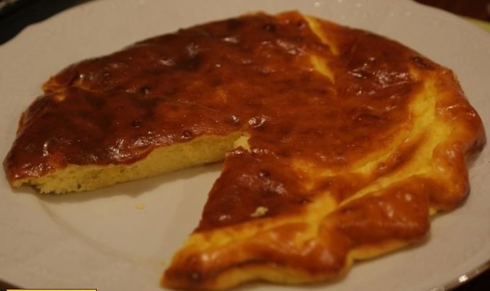 Простая творожная запеканка в духовке