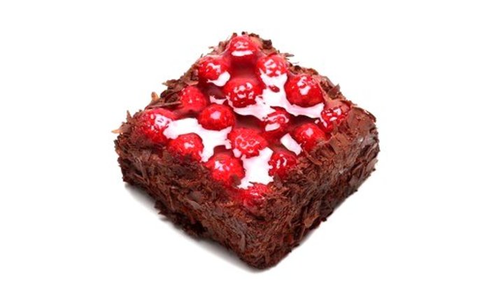 Кофейный торт с клюквой