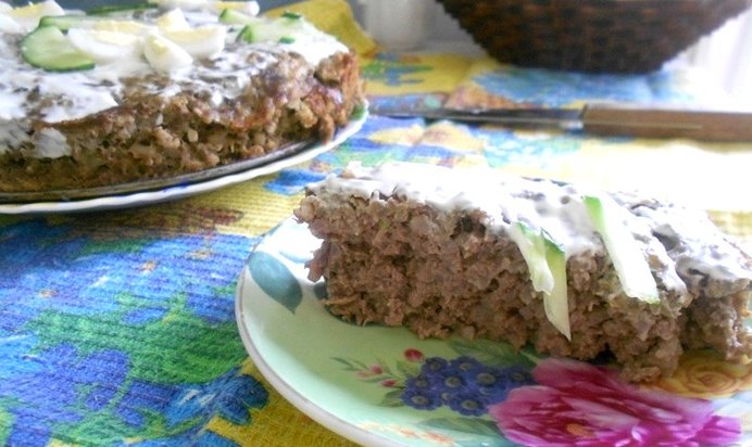 Печеночная запеканка в духовке