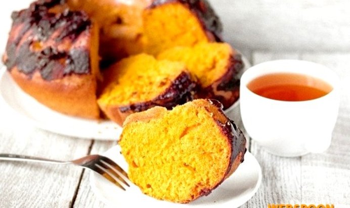 Бразильский морковный кекс