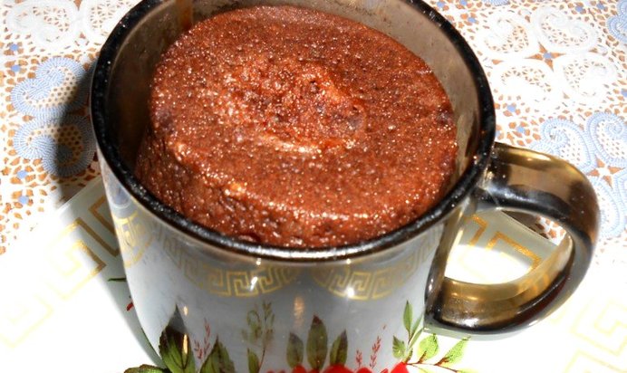 Быстрый кекс в кружке