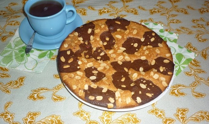 Кекс мраморный