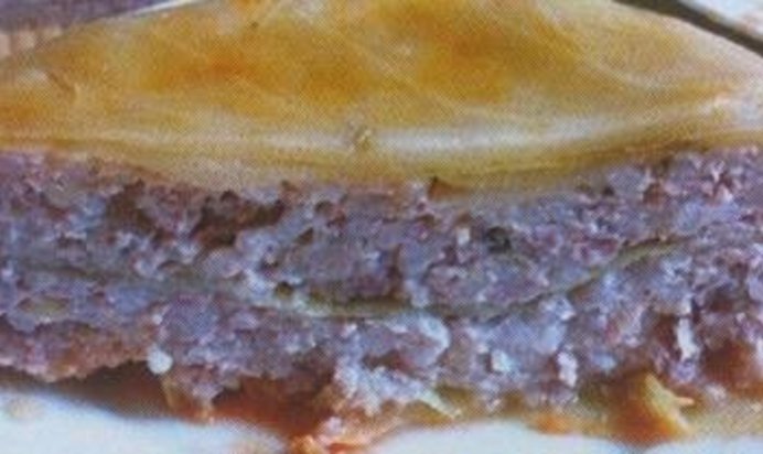 Запеканка капустная с фаршем